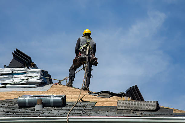 Professional Roofing technician working in Machesney Park, IL